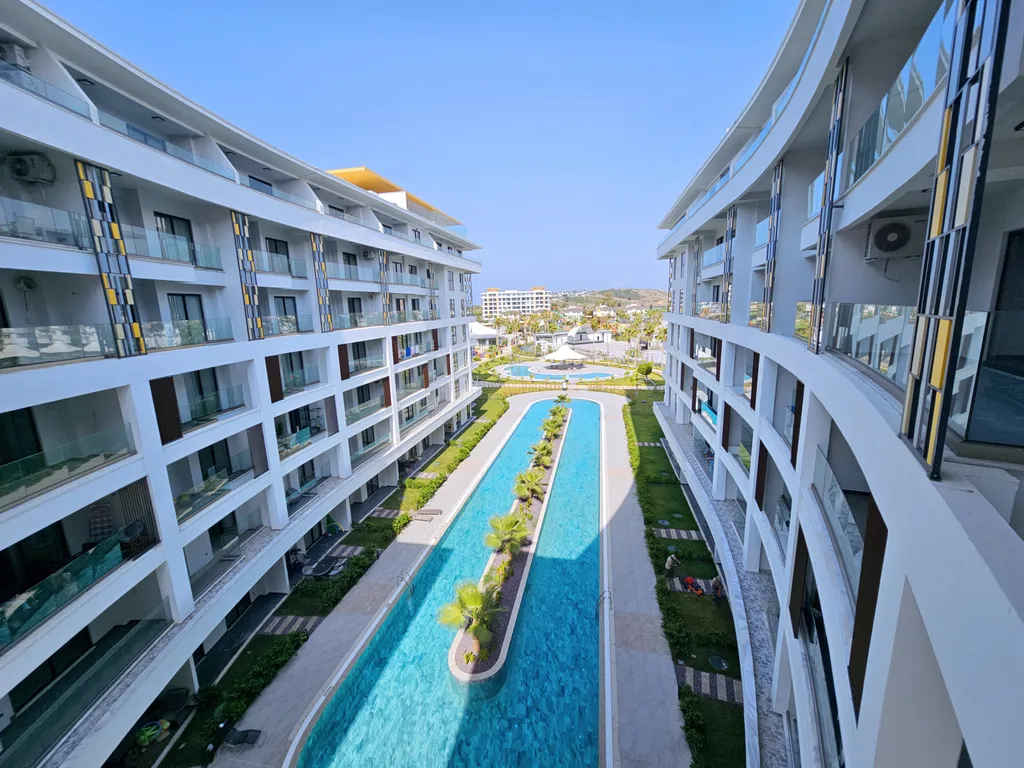 Большая квартира с 4 спальнями в комплексе с аквапарком 5 звёзд