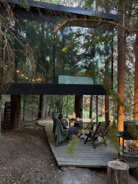 Коттедж комфорт класса с видом на лес