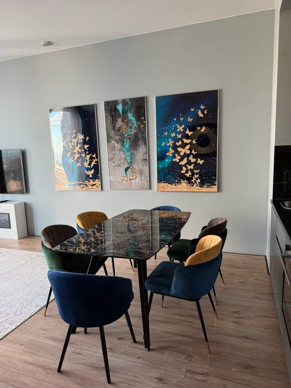 Neva City 43 этаж 51 м2 панорамный вид на небоскребы и город