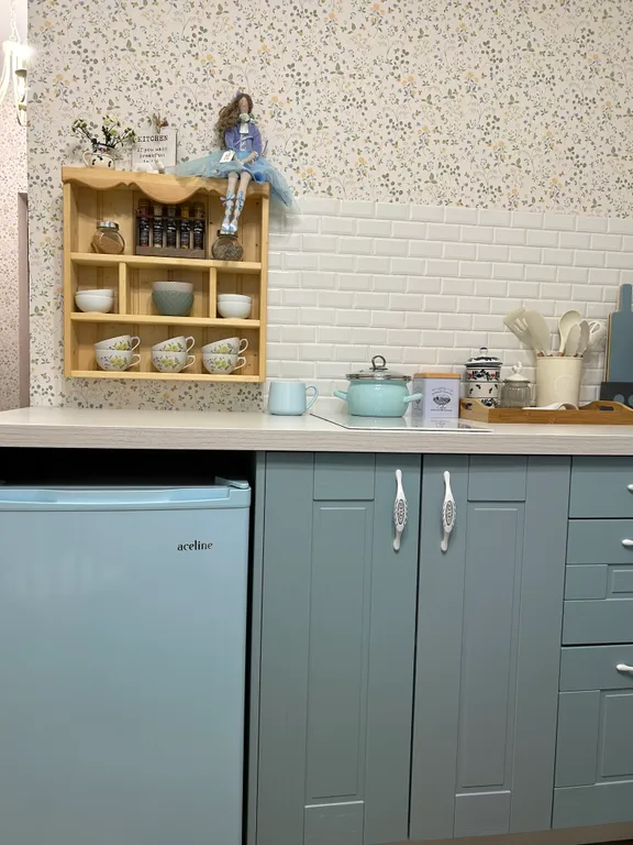 Уютная однокомнатная квартира в новом доме в стиле прованс