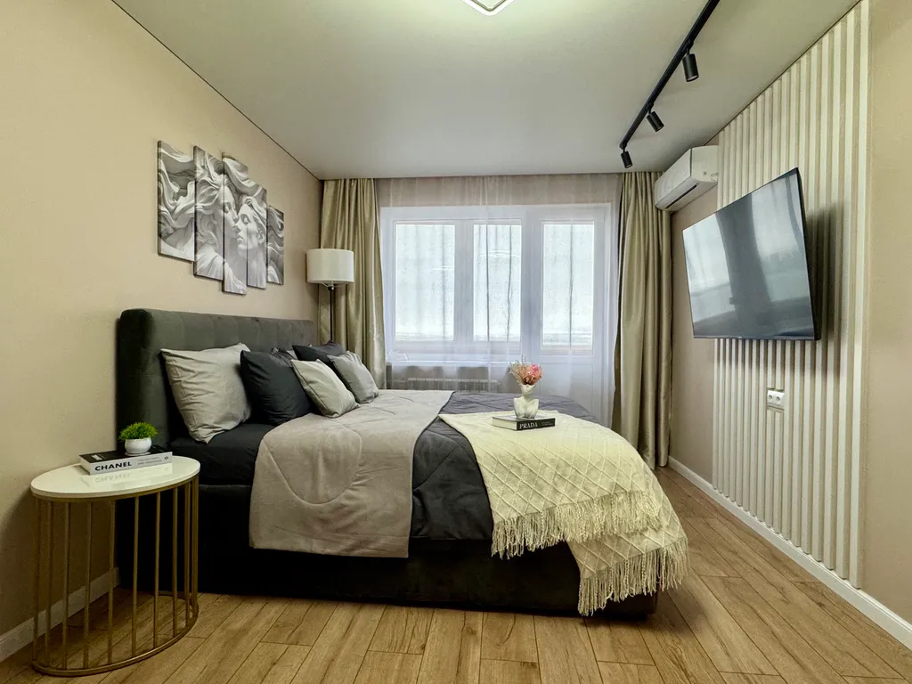 Видовая квартира на набережной! Вид на Море и НВАЭС!Кровать King Size