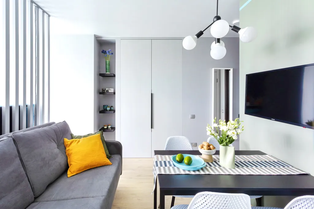 Апартамент с панорамными окнами на 11 этаже