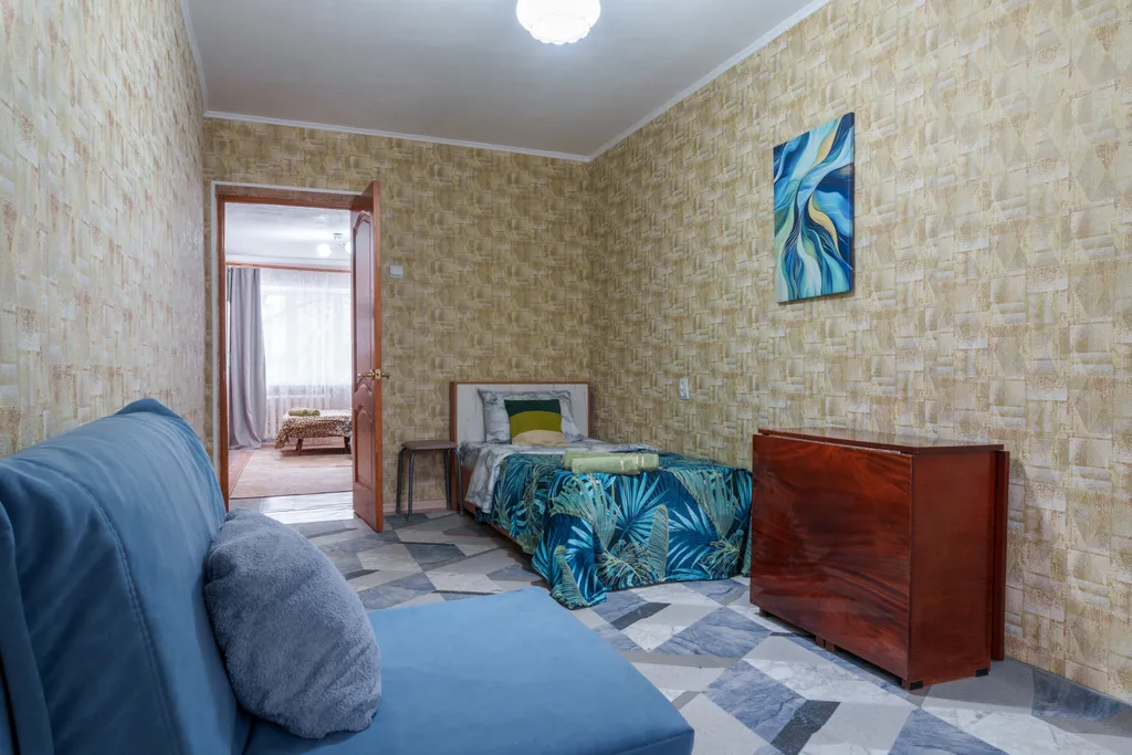 Уютная 2х-комнатная квартира(6 гостей 4 спальных места)