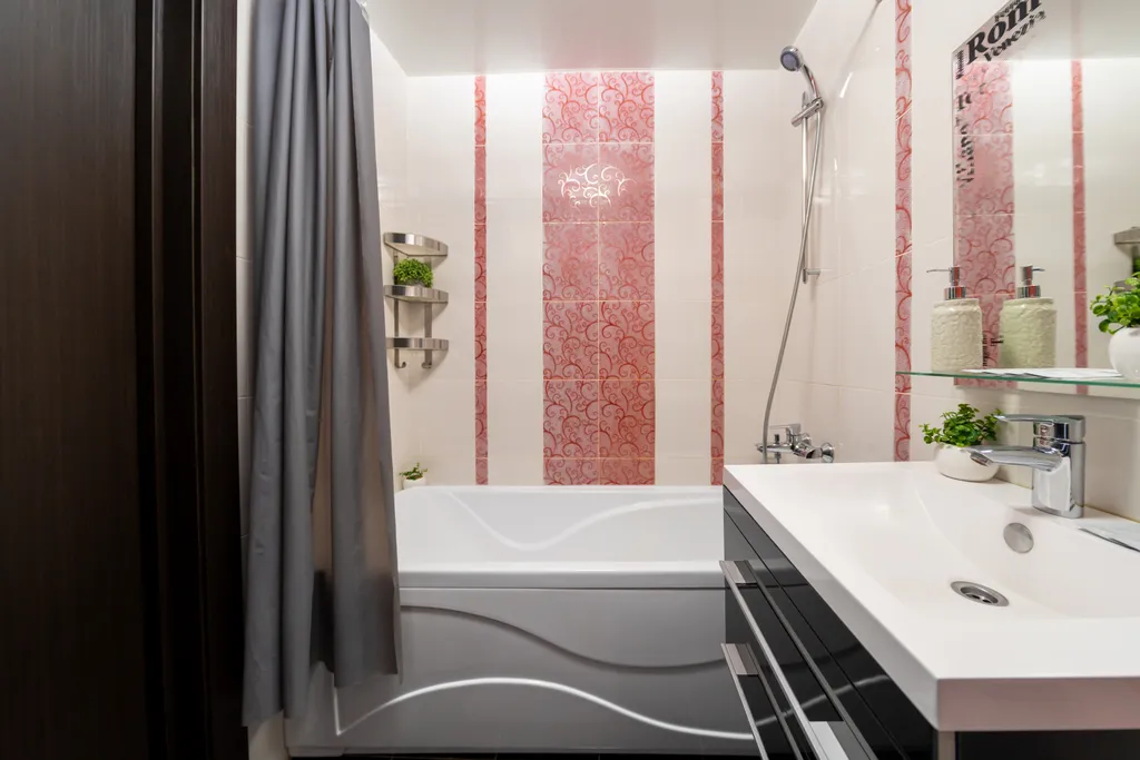 Двушка с подсветкой в спальне и панорамным балконом