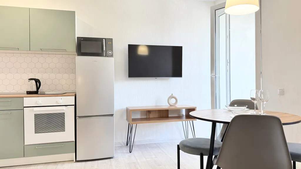 Квартира Квартира Hugge Place | Уютная студия у Аквапарка с Wi-Fi — Новосибирск