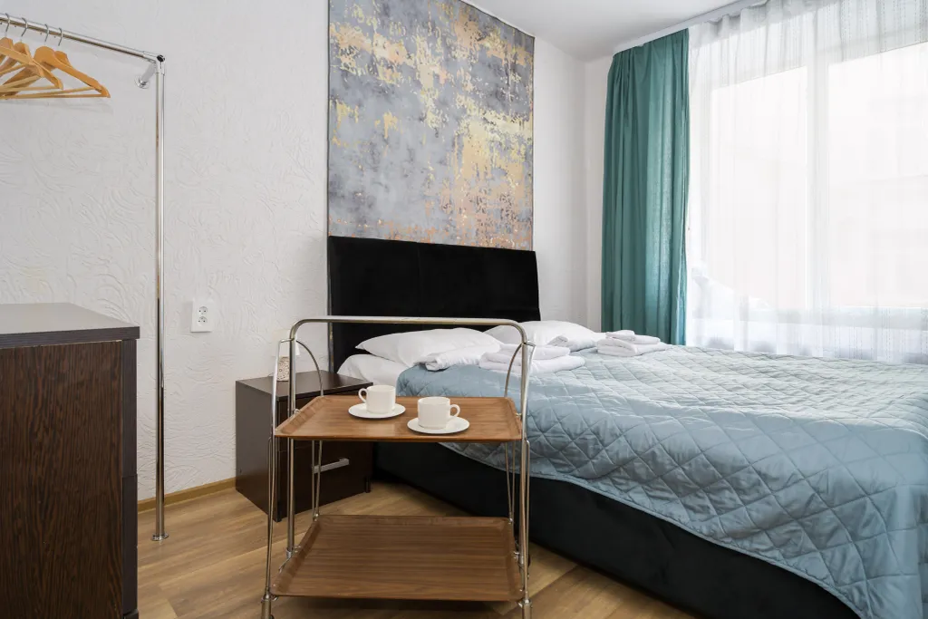 Квартира Комната с санузлом и большой двуспальной кроватью у зоопарка — Санкт-Петербург