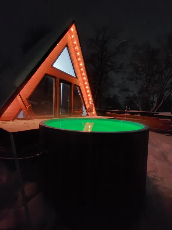 А-фрейм у реки Белой Адыгея