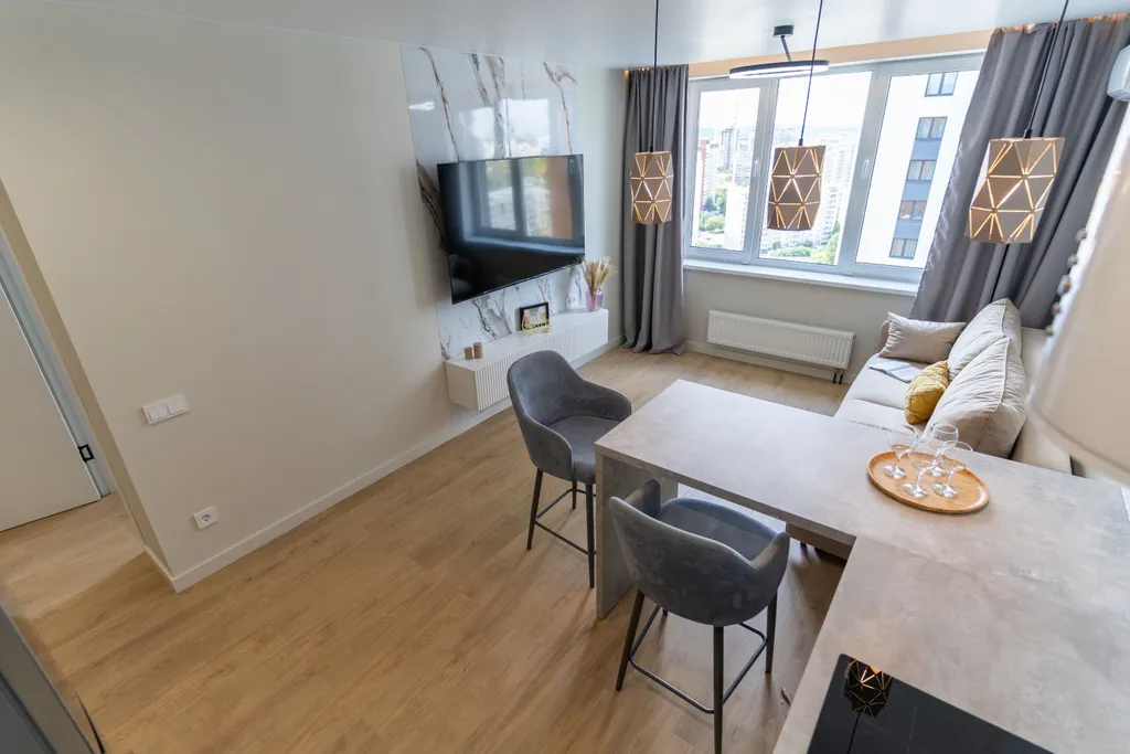 Уютная евродвушка на 19 этаже