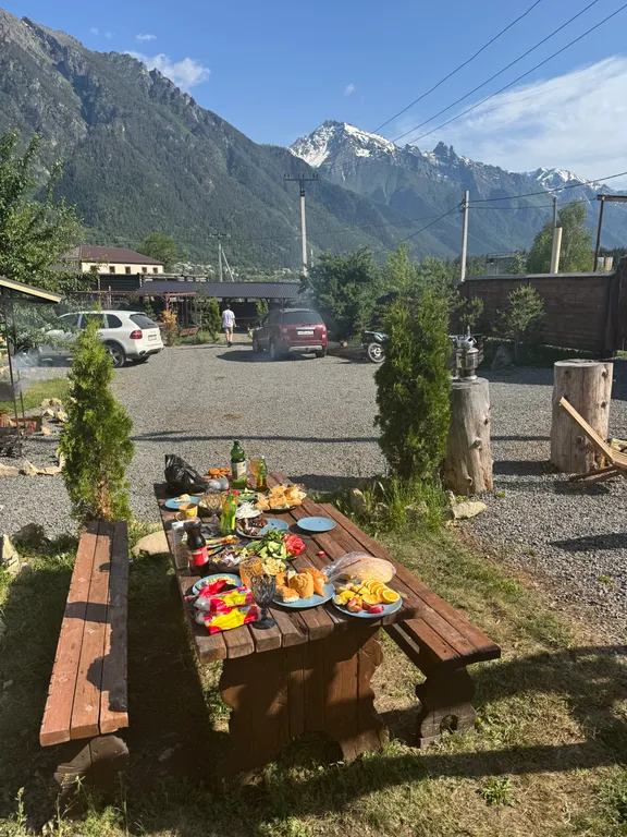 Домбай -Теберда , домики в горах