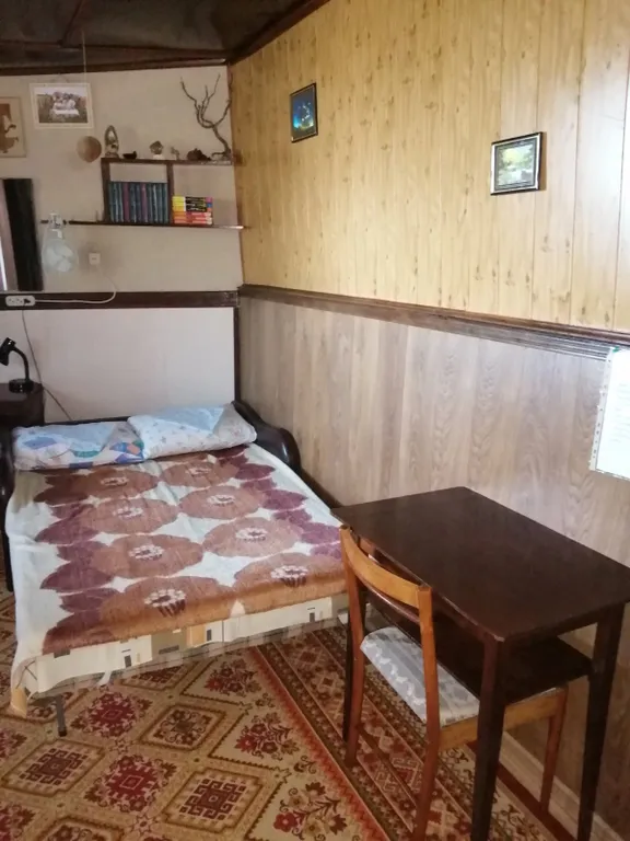 Уютный домик с террасой и видом на море, душ и туалет в помещении