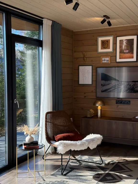 Скандинавский дом на лесном участке