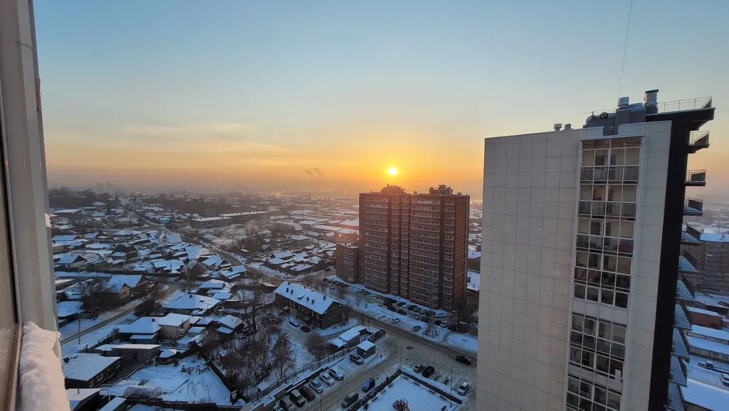Евродвушка с шикарным видом на город в правобережном районе