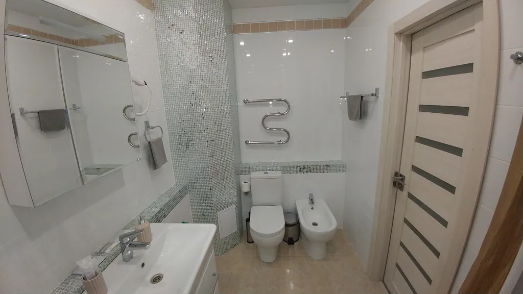 Апартаменты с джакузи и прекрасным видом на город