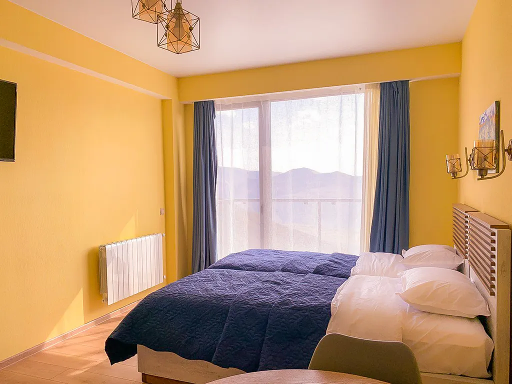 Студия с видом на горы в Гудаури