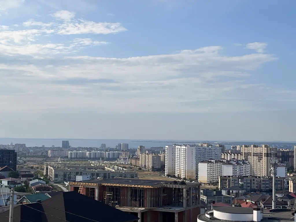 Квартира Квартира Трёхместный номер с шикарным видом на город и море — Анапа