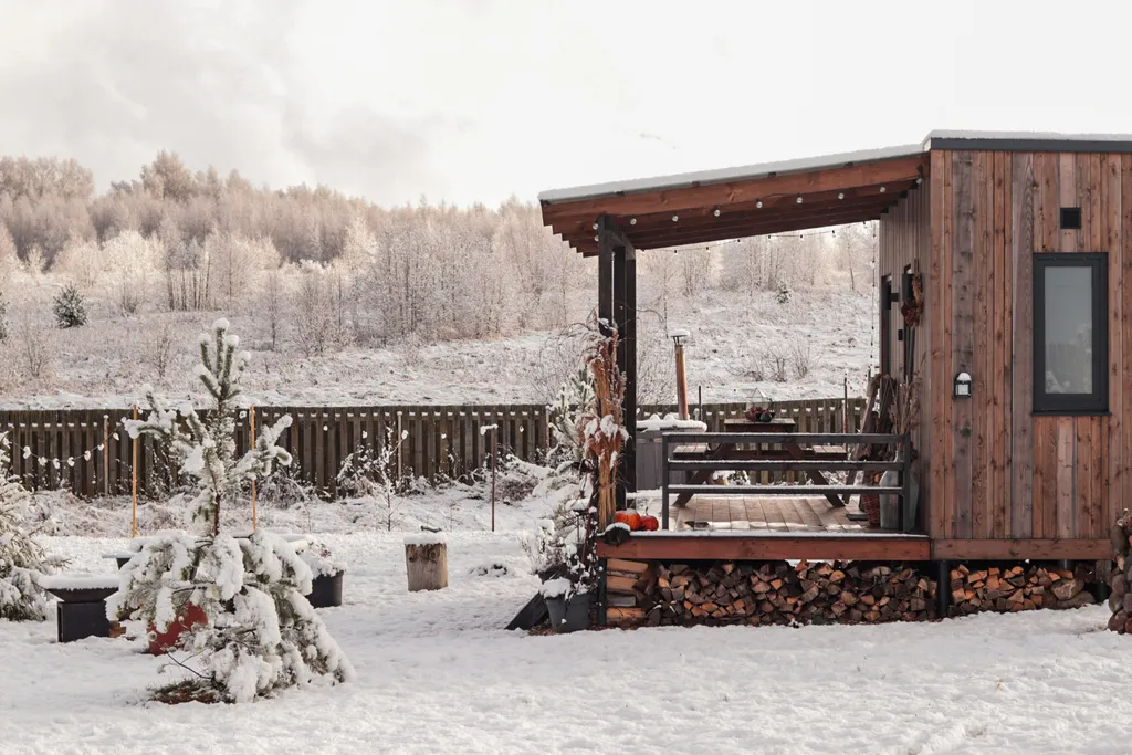 Коттедж Эстетичный мини-домик с горячими ваннами и купелью — аренда посуточно в Переславль-Залесский