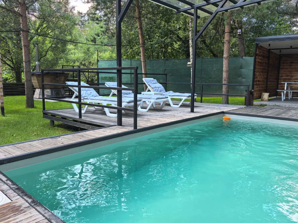 Дом с кедровой баней и термо-бассейном