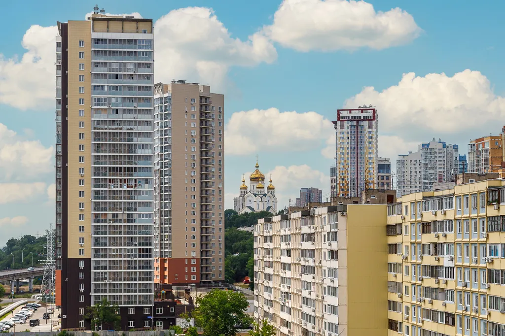 Стильная студия Шарм на Броско с красивым видом на Амур