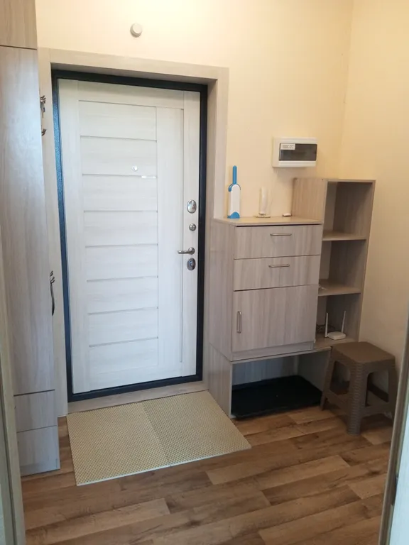 Квартира возле аквапарка с видом на парк и реку