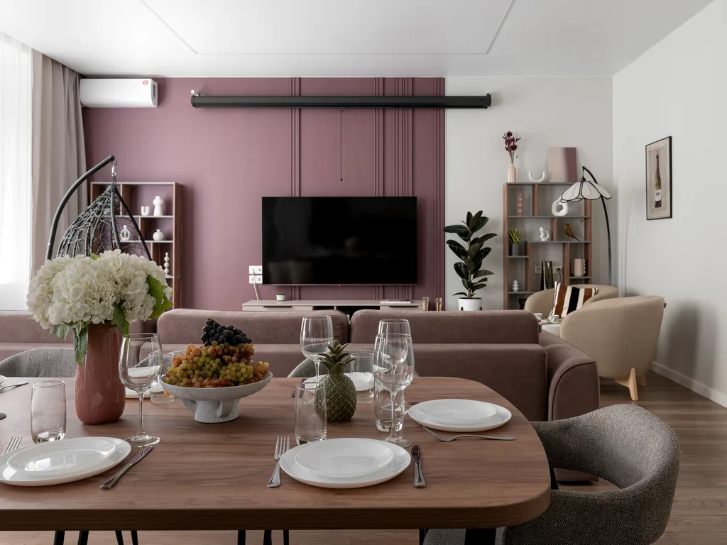 Просторная квартира у Патриарших с проектором