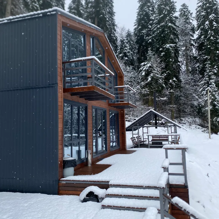 Новый коттедж 1 в самом прекрасном уголке — аренда посуточно в Домбай