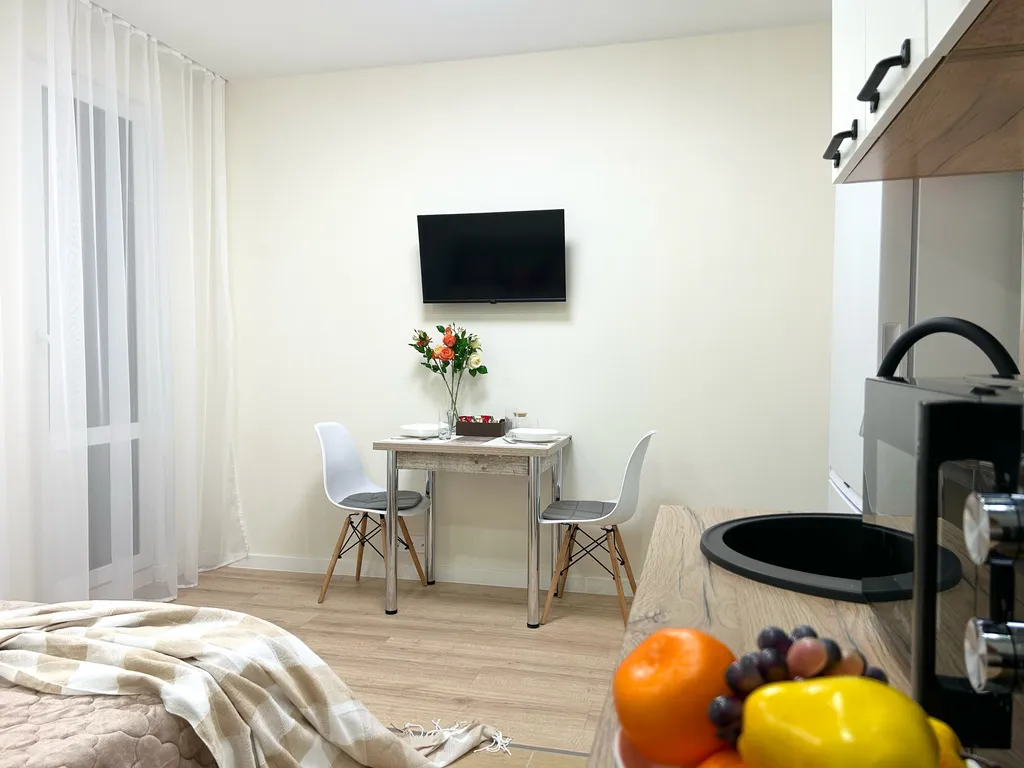 Современная студия в ЖК Ulla в финском стиле