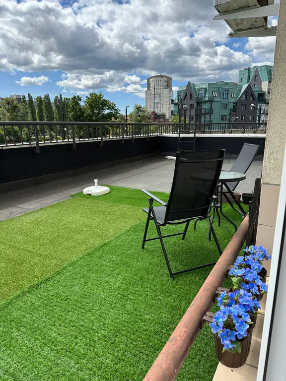 Квартира Квартира Апарты Люкс с террасой, камином, видом на реку в центре Рыбной деревни — Калининград