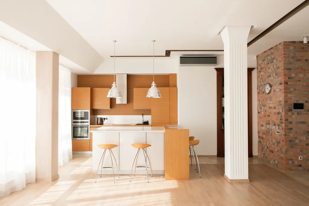 Апартаменты с терассой и с красивым видом на город