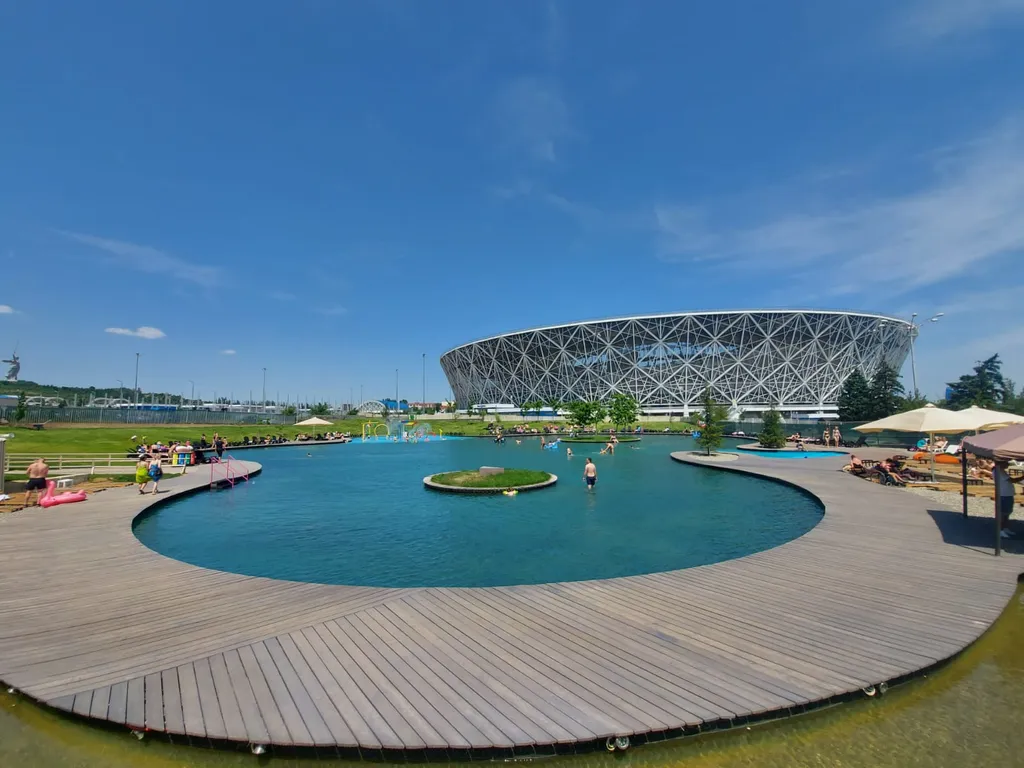 Квартира Квартира Мамаев Курган пешком, Панорамный вид на Парк и реку Волгу — Волгоград