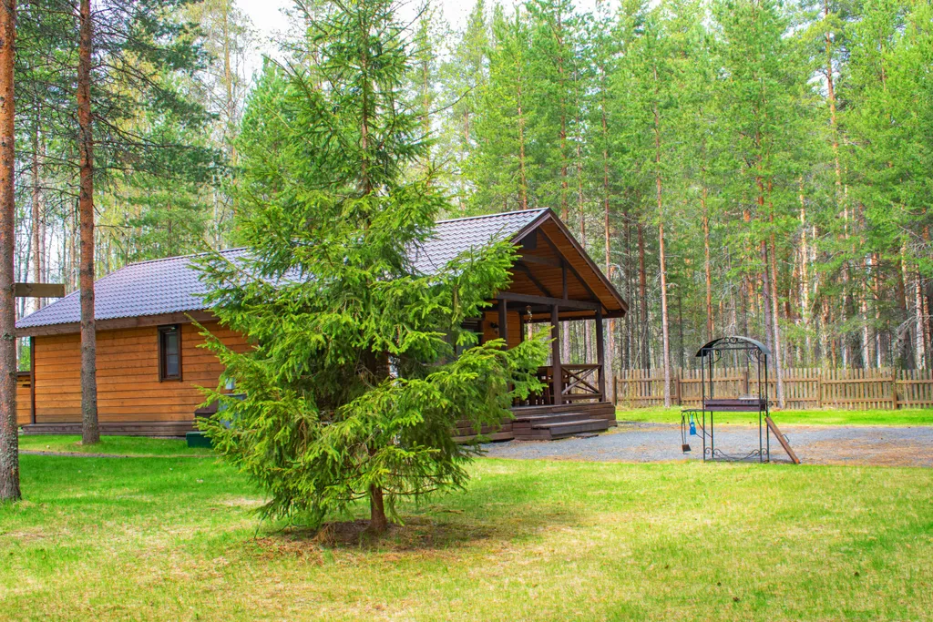 Коттедж Рускеала с сауной и видом на озеро