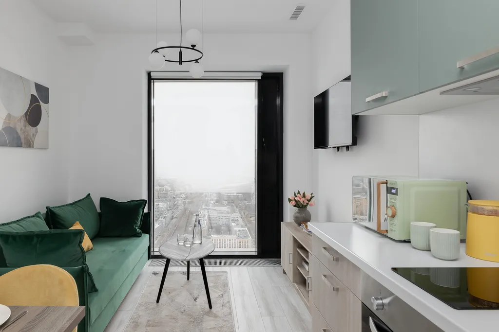 Квартира Апартаменты "Terrace 45" на 45м этаже с 2 отдельными спальнями — Москва