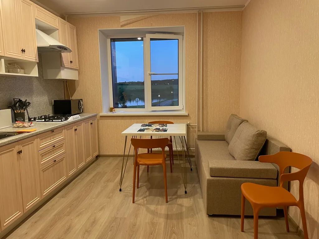 Видовая 1-комнатная квартира у воды в курортной зоне Завидово