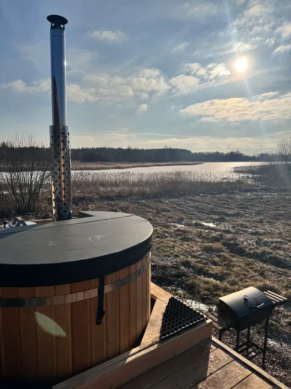 Домик у озера, купель Фурако