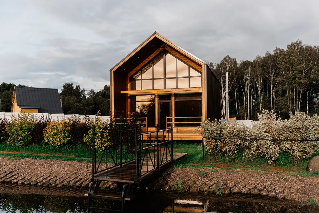 Дом в стиле Барнхаус