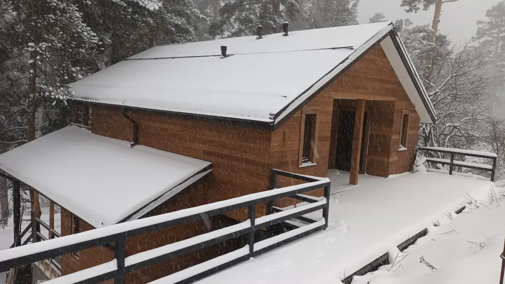 Квартира Квартира Уютная студия с балконом — Архыз