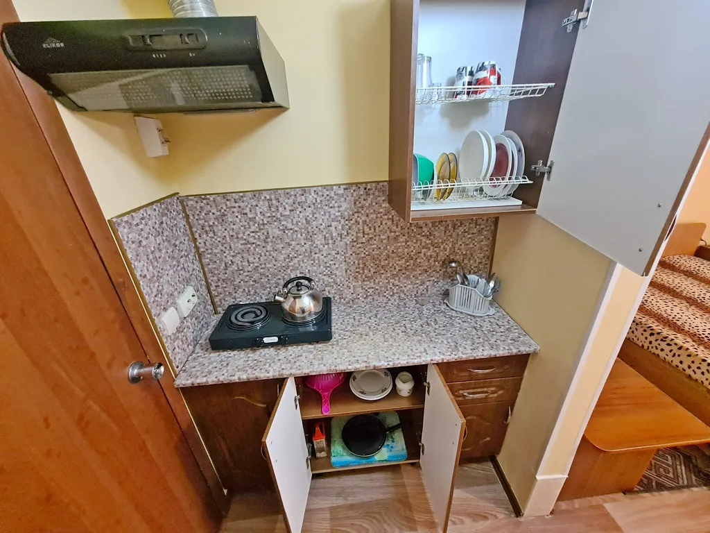 Квартира Номера на Пляже, квартира - студия  кухней 147/1, до берега 40 метров — Ейск