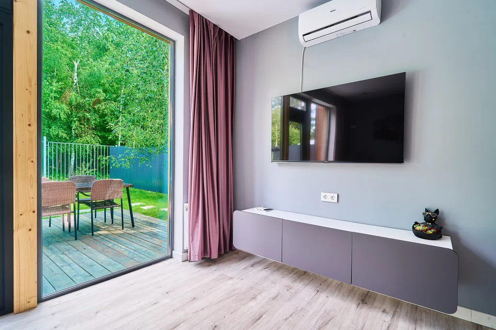 Коттедж Барнхаус с баней, бильярдом и видом на лес — Истра