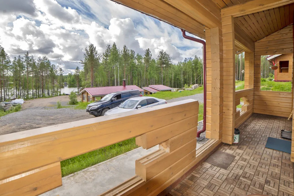 Уютный дом со всеми удобствами на берегу озера Верхнее Куйто