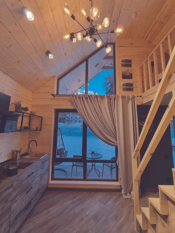 Улучшенный коттедж с видом на горы