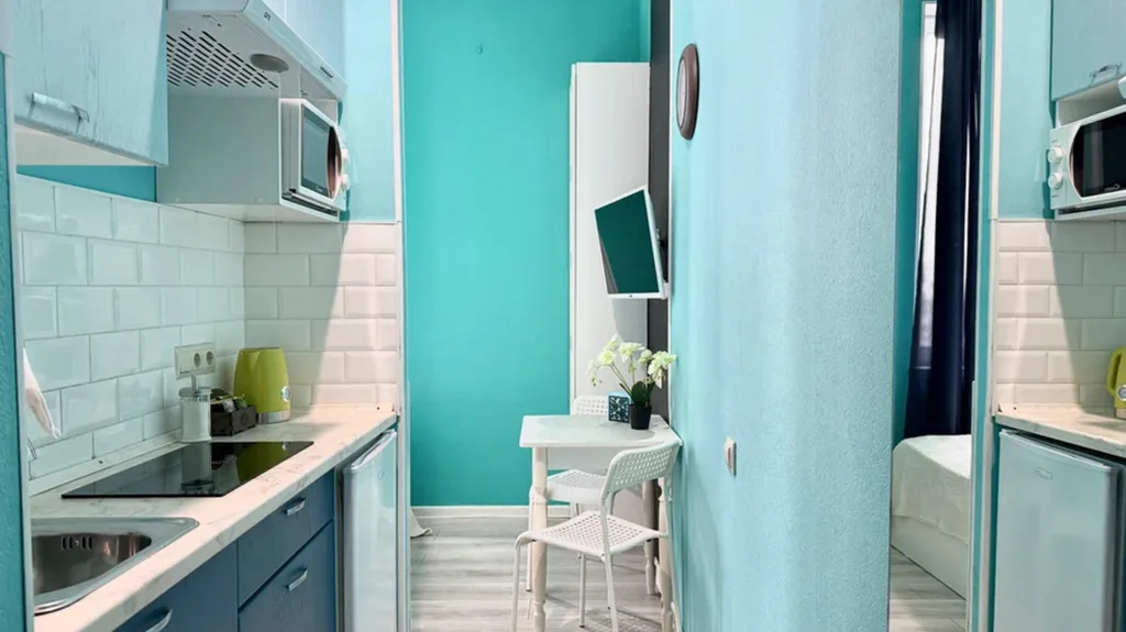 Квартира Квартира Стильная студия у метро Технопарк — Москва