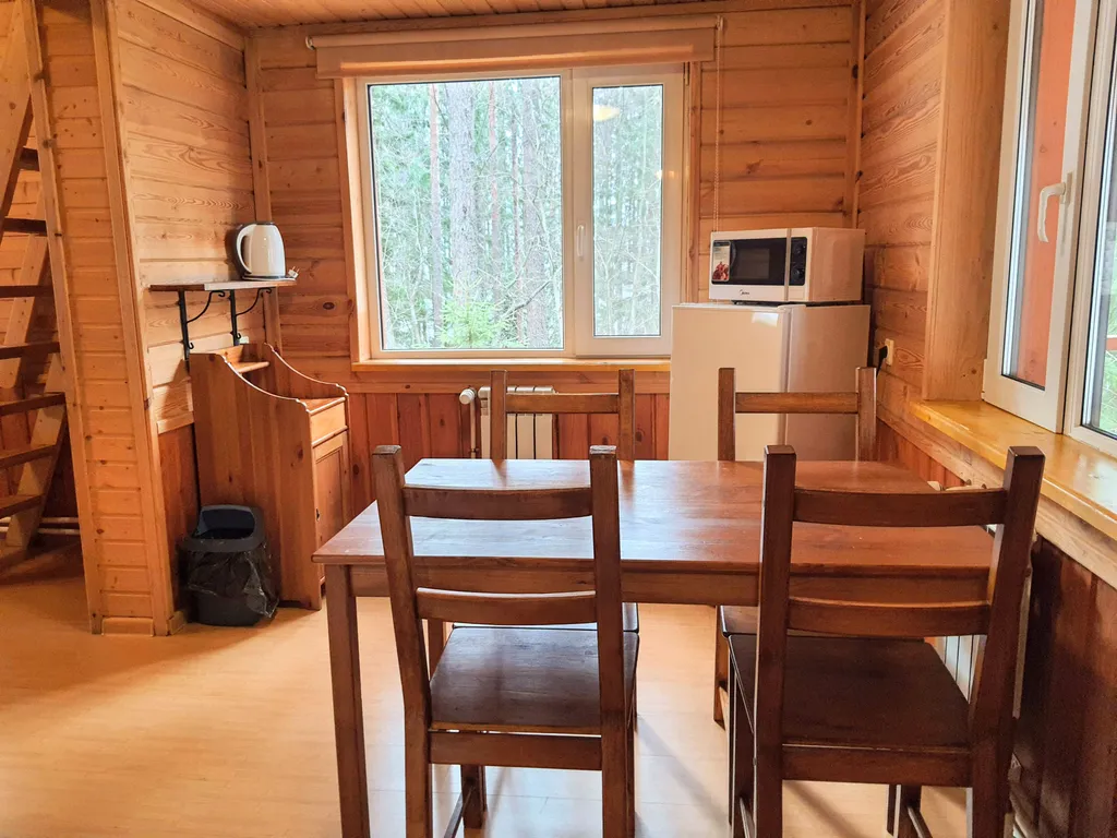 Шестиместный коттедж с сауной Денисов мыс, Карелия