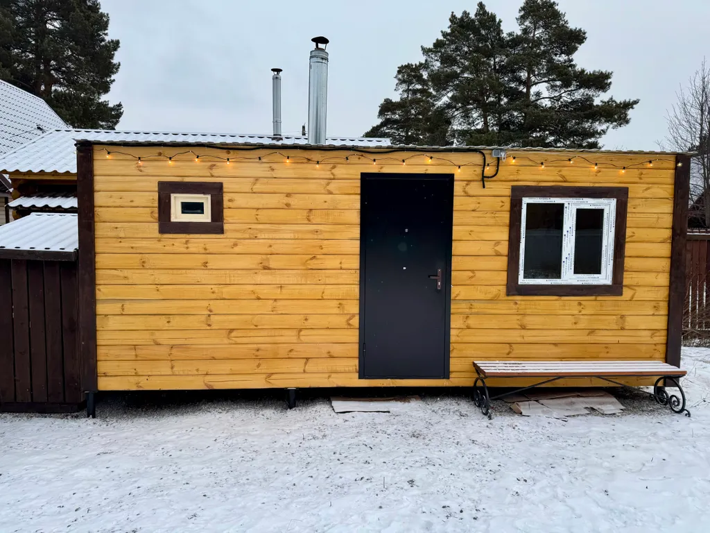 Уютный загородный дом с баней