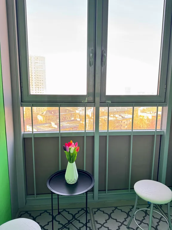 Просторная евродвухкомнатная квартира рядом с парком Горького