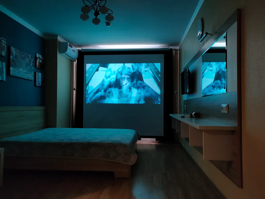 Уютная квартира с домашним кинотеатром
