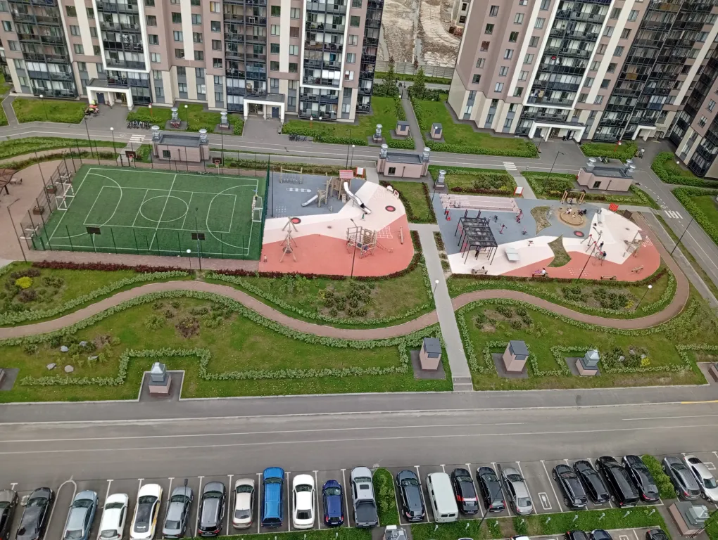 Квартира Уютная видовая квартира в ЖК Чистое небо — Санкт-Петербург