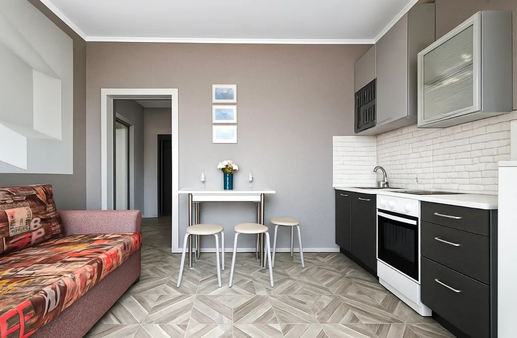 Квартира с видом на город рядом с парком