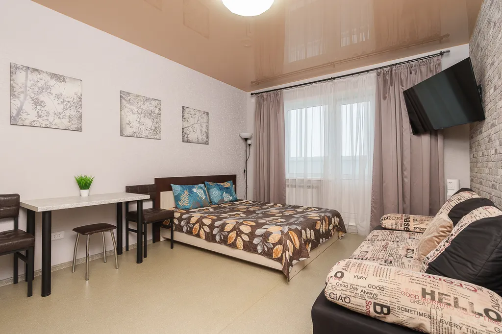Квартира Квартира-студия 32 м² 2 кровати — Новосибирск