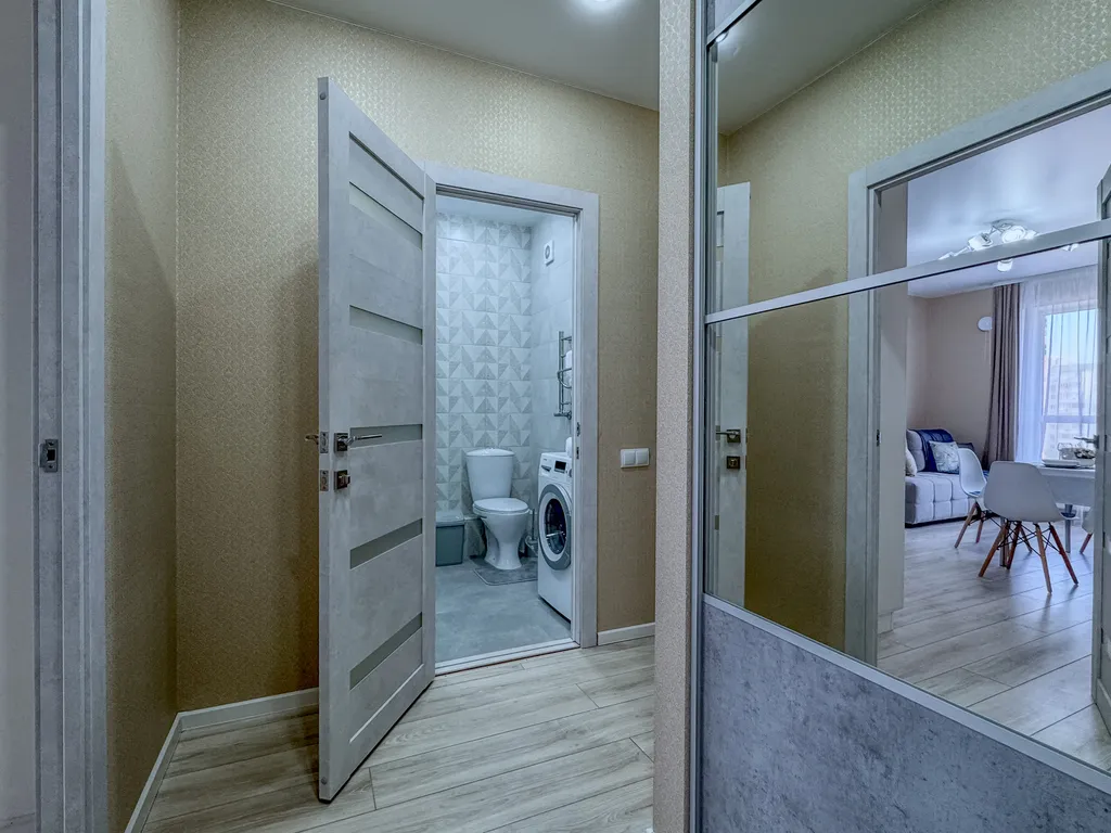 Уютная евроквартира в ЖК Бруклин. Дистанционное заселение