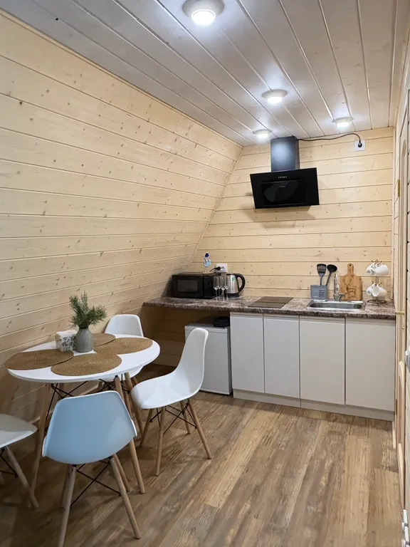 Гостевой дом в стиле А-фрейм Suvi в Карелии