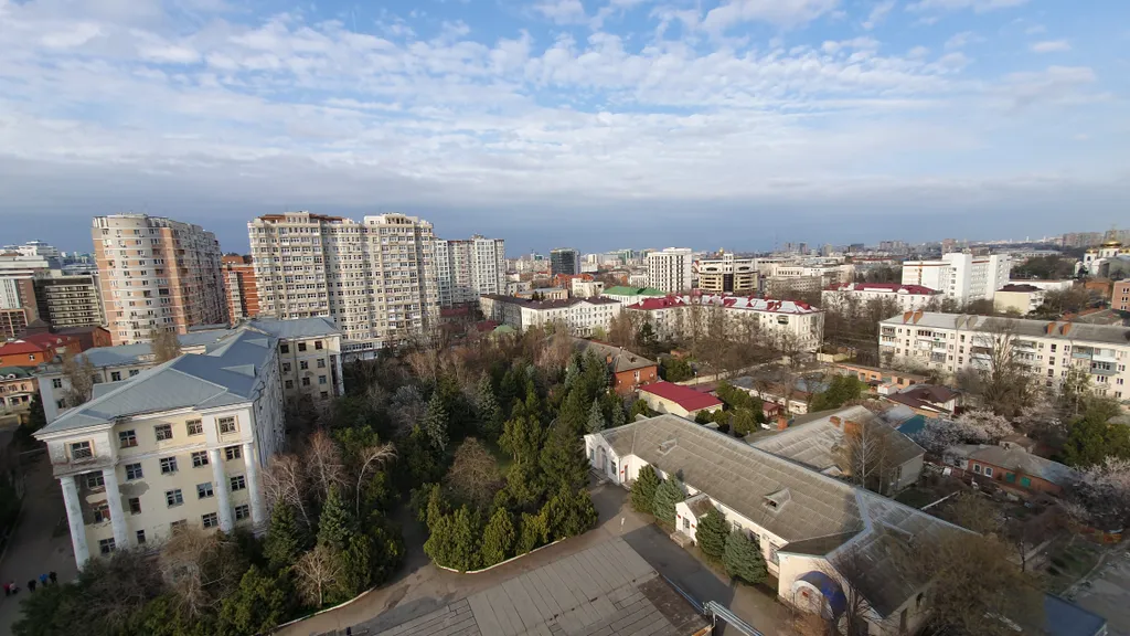 Квартира Уютная квартира в центре города с прекрасным видом на город — Краснодар